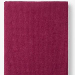 Fuschia Cotton Weave Blanket